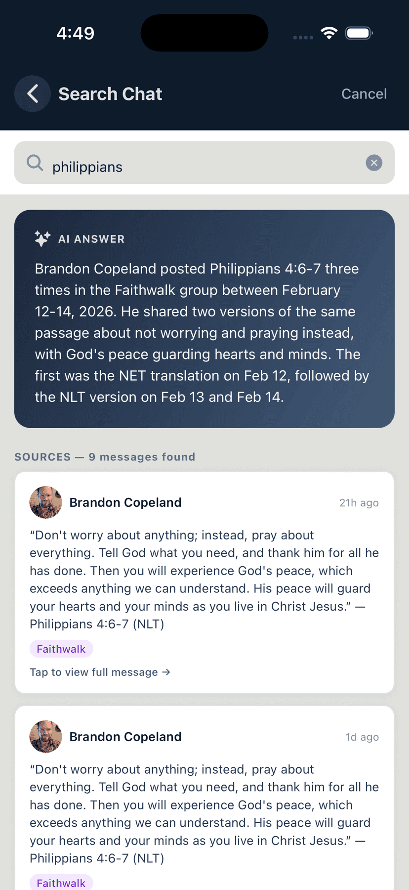 Group Chat — App A I Chat Search